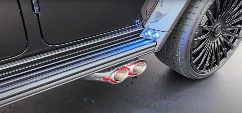 Купити Насадки на глушник BRB Carbon (2 шт) для Mercedes G сlass W465 2025- рр