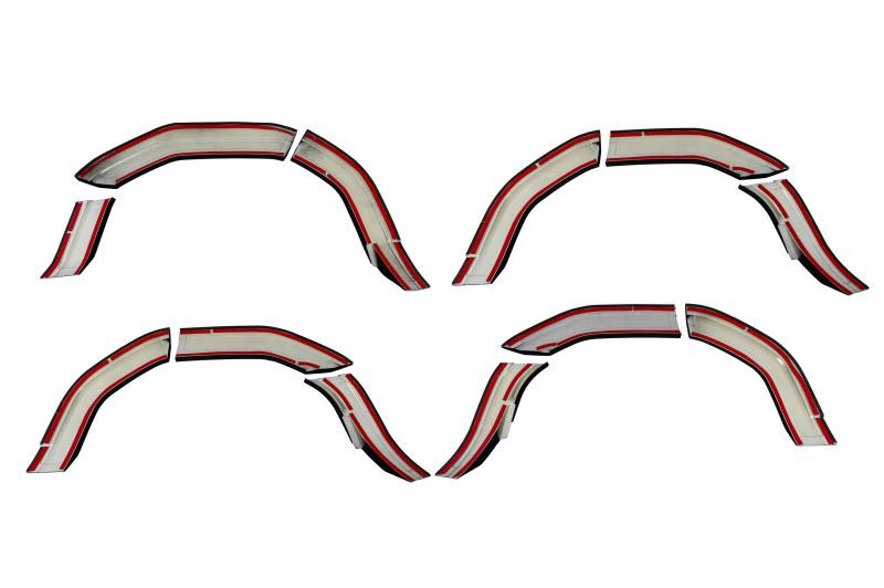 Купити Комплект розширювачів арок (12 шт) для Toyota Land Cruiser Prado 250 2023- рр