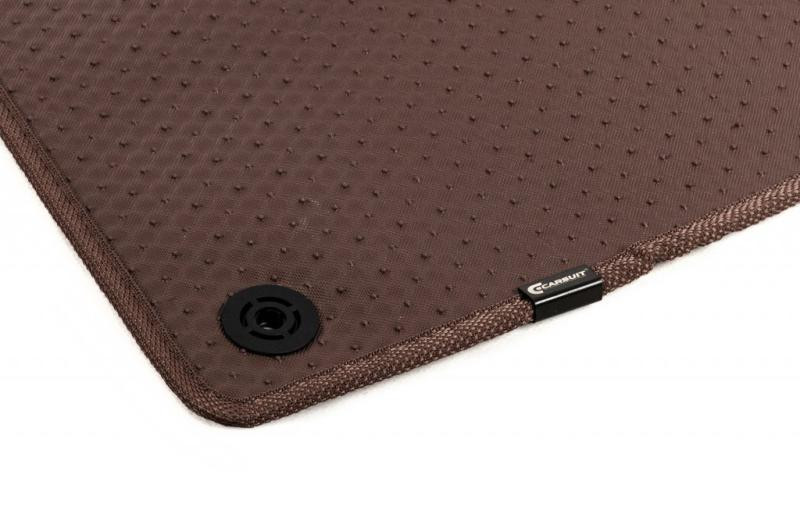 Купити Гумові килимки Carsuit (Коричневий) 2 штуки (передні) для Nissan Patrol Y60 1988-1997 рр