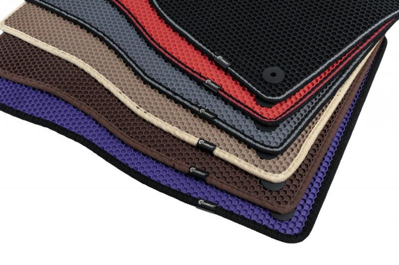 Купити Гумові килимки Carsuit (2016-2020, Кабріолет, коричневий) для Mercedes SL R231 рр