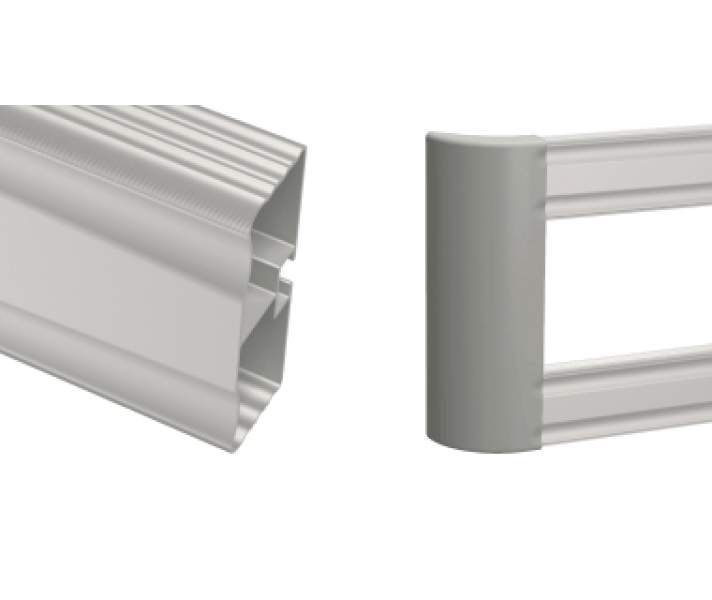 Купить Металопластиковий профіль бокового захисту Takler, 100х35 мм Takler Пластик Італія (TK1210)