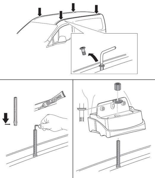 Купити Монтажный комплект Thule 3140 для Ford Tourneo/Transit Courier (mkI) 2014-2023 (TH 183140)