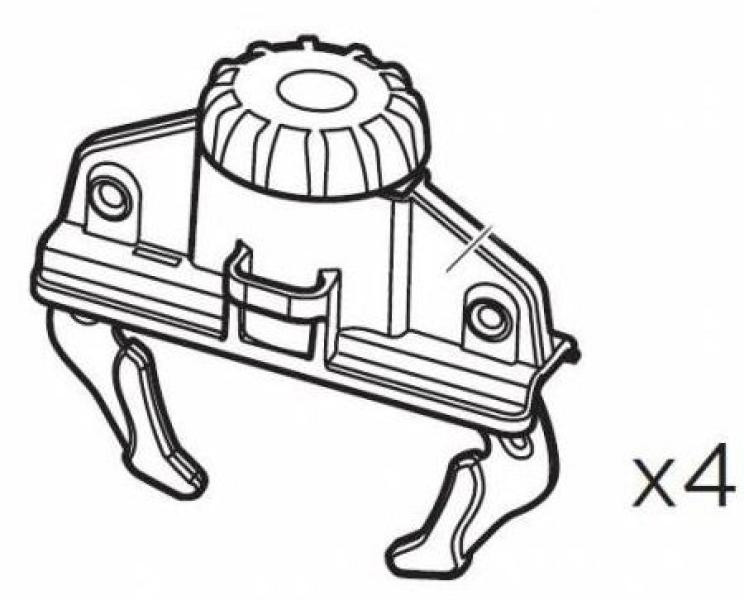 Купить Система фиксации Thule FastClick (4 шт) 10746 (Touring) (TH 1500010746)