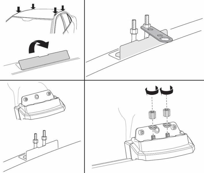 Купити Монтажный комплект Thule 3157 для Subaru Impreza (mkV)(хетчбек) 2016-2023 / XV (mkII) 2017-2023 (TH 183157)