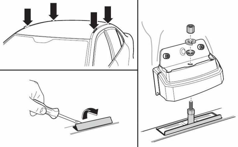 Купити Монтажный комплект Thule 3159 для Mercedes-Benz GLC-Class (C253)(coupe) 2015-2022 (TH 183159)