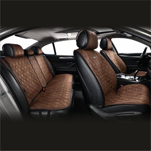 Купити Комплект преміум накидок для сидінь CarLife Nitro, coffee