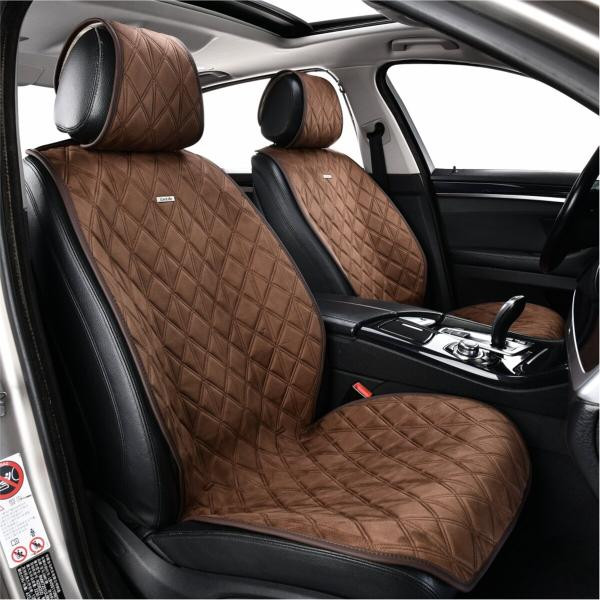 Купити Комплект преміум накидок для сидінь CarLife Nitro, coffee