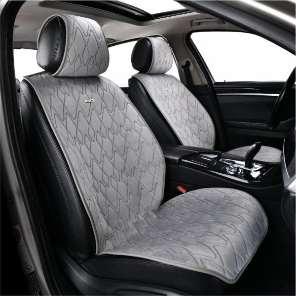 Купити Комплект преміум накидок для сидінь CarLife Racer, grey