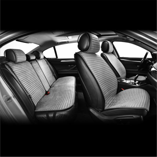 Купити Комплект преміум накидок для сидінь CarLife Sport, grey