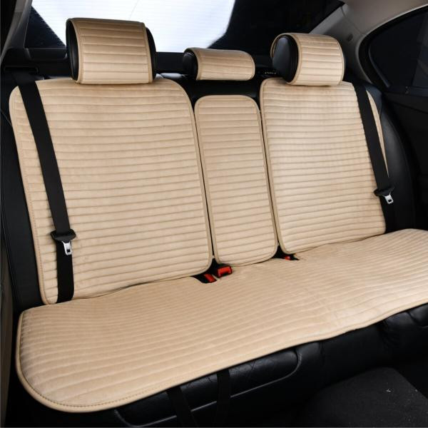 Купить Комплект преміум накидок для сидінь CarLife Sport, biege