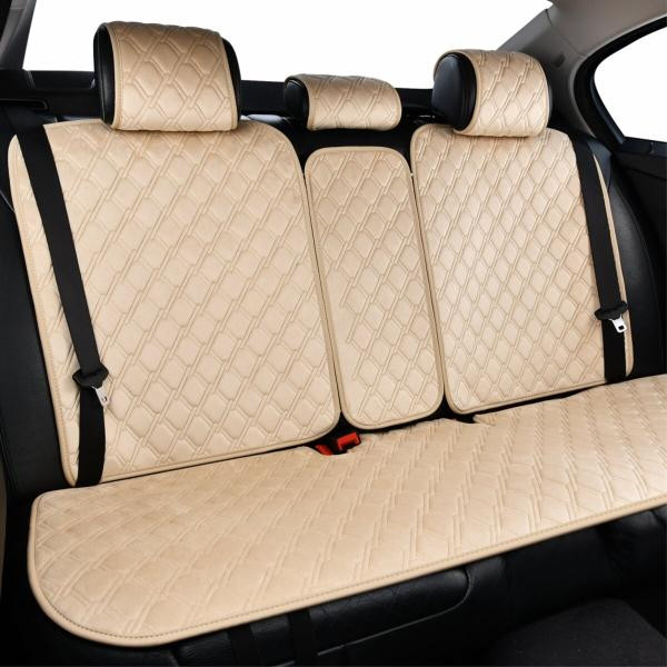 Купити Комплект преміум накидок для сидінь CarLife Turbo, biege