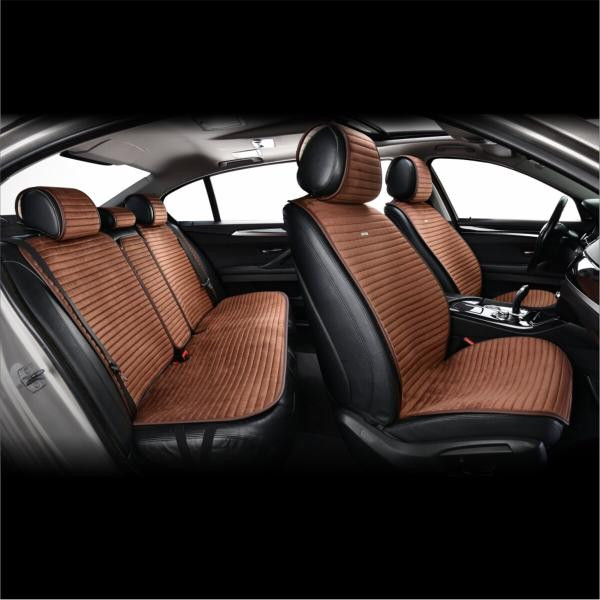 Купити Комплект преміум накидок для сидінь CarLife Sport, coffee