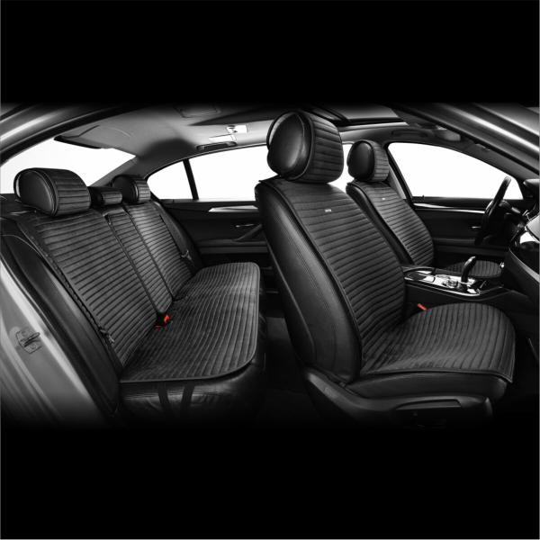Купити Комплект преміум накидок для сидінь CarLife Sport, black