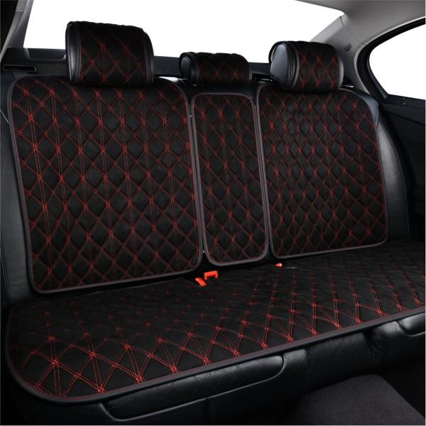 Купити Комплект преміум накидок для сидінь CarLife Nitro, black-red