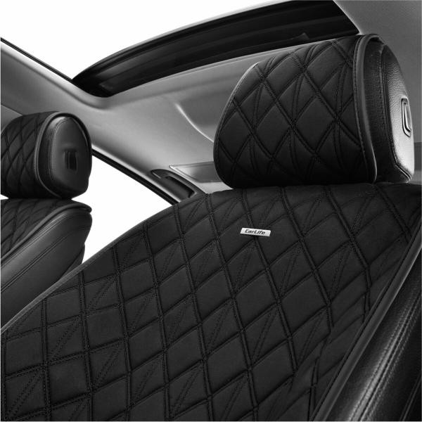 Купити Преміум накидки для передніх сидінь CarLife Nitro, black 2шт