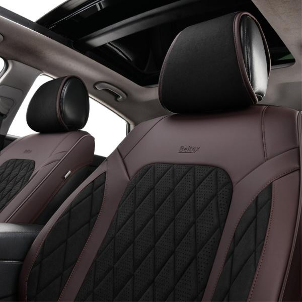 Купити Комплект, 3D чохли для сидінь Beltex Malibu, black-brown