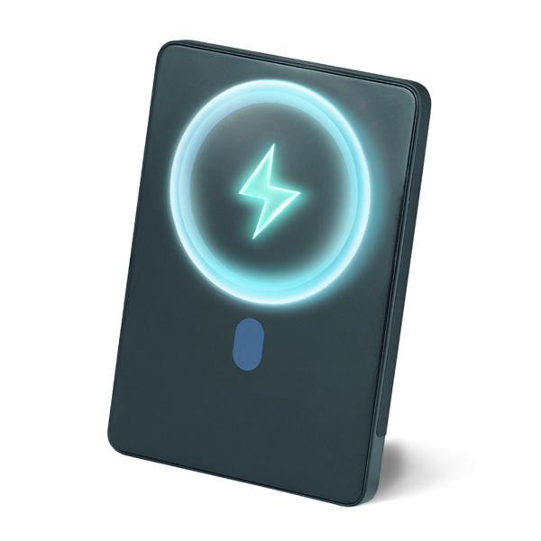 Купить Повербанк (Power Bank) Brevia ePower 5000mAh MagSafe SuperSlim PD20W, Qі15W LCD чорний