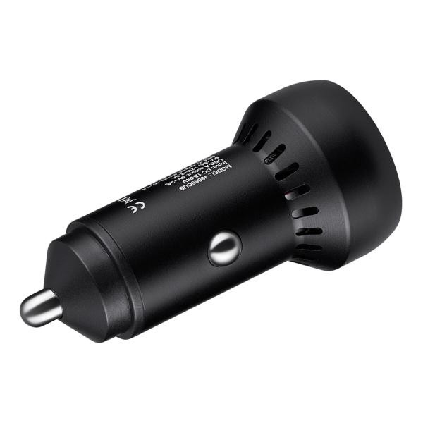 Купить Автомобільний зарядний пристрій Brevia ePower Dual PowerMax Metal LED 60W 1xUSB-C+1xUSB-A