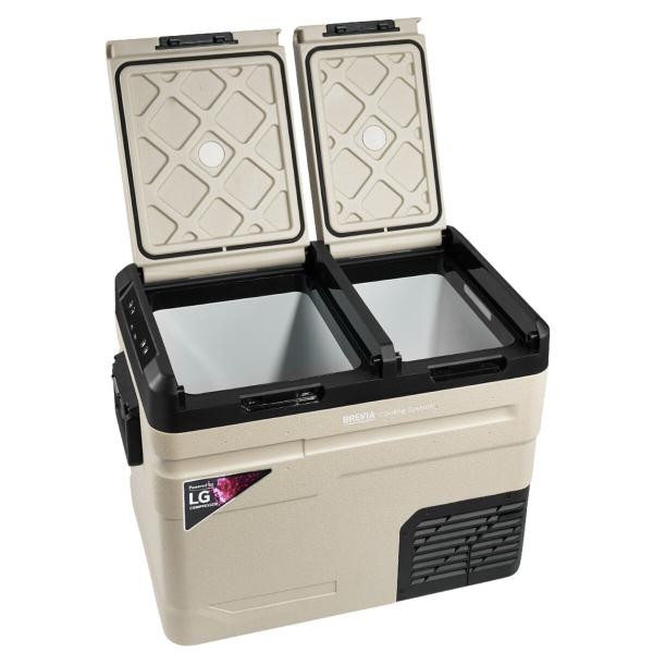 Купить Холодильник автомобільний Brevia 47л (компресор LG) двокамерний 23525