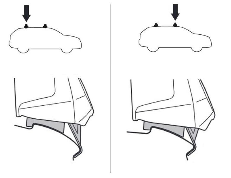 Купити Монтажный комплект Thule 5141 для Citroen C1 (mkII); Peugeot 108 (mkI); Toyota Aygo (mkII) 2014-2022 (TH 145141)