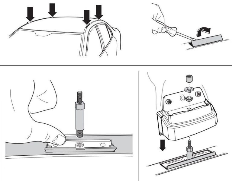 Купити Монтажный комплект Thule 3178 для Mercedes-Benz EQC (N293) 2019→ (TH 183178)