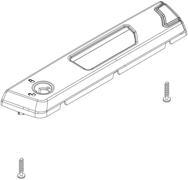 Купити Накладка замка бокса левая (1 к-т) 14053 (Motion XT, Arcos, Santu) (TH 1500014053)