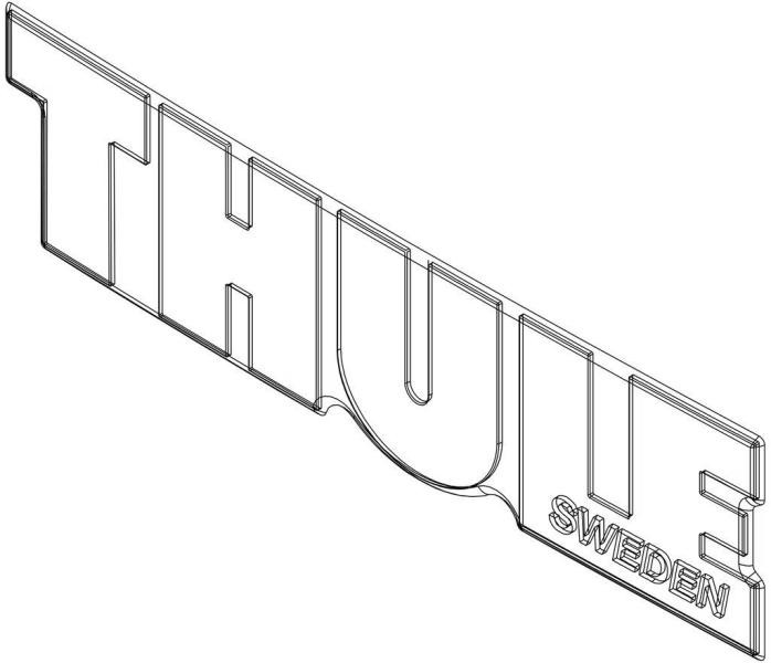 Купити Наклейка Thule черная 14713 (Touring, Dynamic, Excellence) (TH 1500014713)