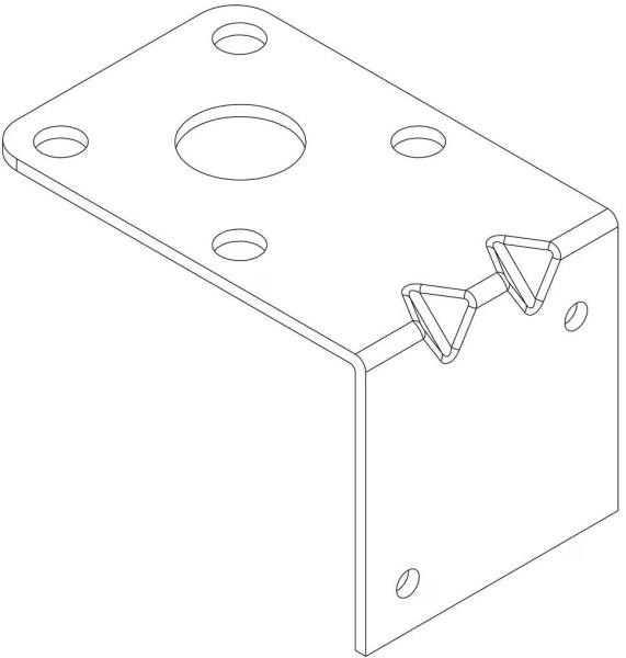 Купити Крепление уголок метал 34416 (MultiLift) (TH 1500034416)