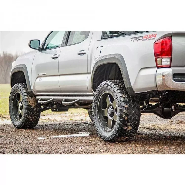 Buy Side steps Rough Country for Toyota Tacoma 05-18 Double Cab 6ft Bed