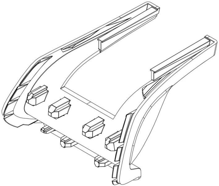 Купити Накладка опоры нижняя 50097 (Rapid Railing) (TH 1500050097)