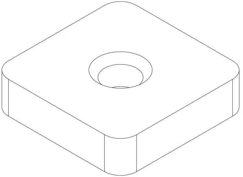 Купити Гайка квадратная 34186 (Hullavator Pro) (TH 1500034186)