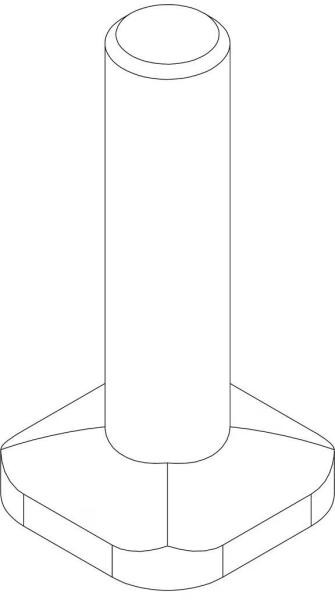 Купити Т-Болт M6 зубчатый 52831 (DockGrip, DockGlide) (TH 1500052831)
