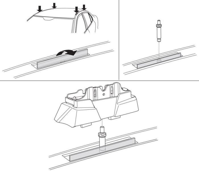 Купити Монтажный комплект Thule 7132 для Audi e-tron GT (mkI) 2020→ (TH 187132)
