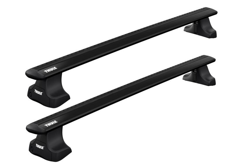 Buy The trunk on a smooth Thule Wingbar Evo Rapid Black for Ford Focus (MKI) (5-DV Hatchbeck, Sedan and Universal) 1998-2004 (Th 7112b-754-1129)