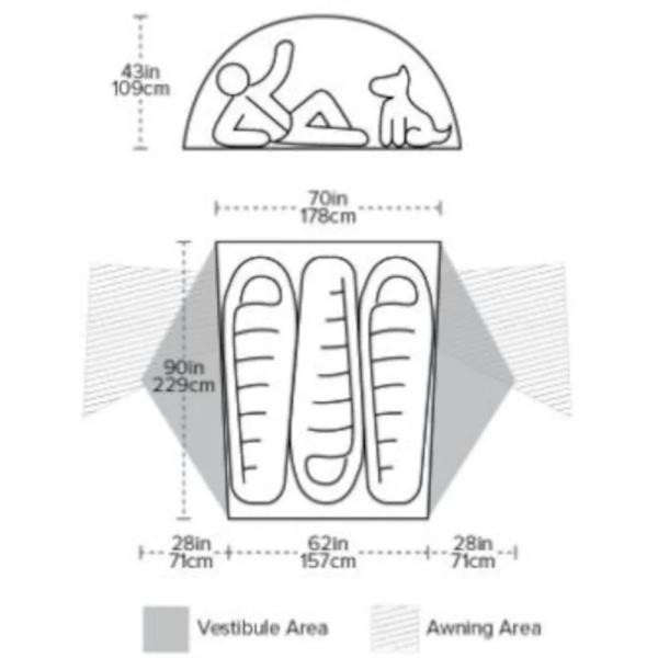 Купити Намет Big Agnes Copper Spur HV UL3