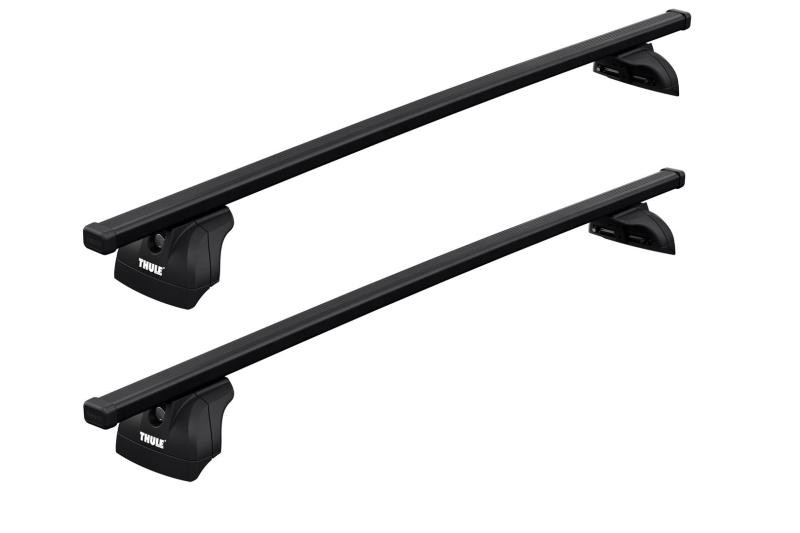 Купити Багажник на интегрированные рейлинги Thule Squarebar Evo Rapid для Mitsubishi Pajero Sport (mkIII) 2015→ (TH 7122-753-4065)