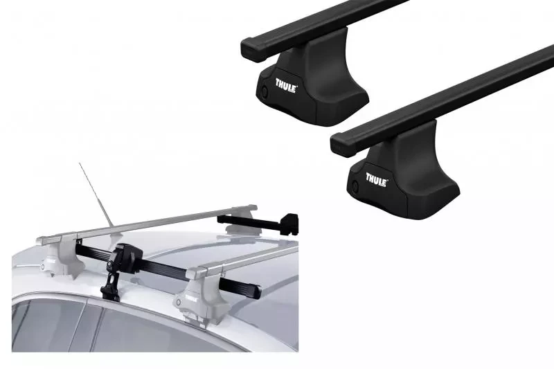 Купить Багажник на гладкую крышу Thule Squarebar Evo Rapid для Land Rover Range Rover Evoque (mkI)(3-дв.) 2011-2018 (TH 7124-754-774-1663)