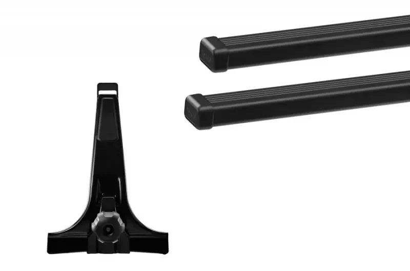 Купить Багажник на водостоки (28см) Thule Squarebar Evo для Land Rover Defender (mkI) 1983-2016 (TH 7125-953)