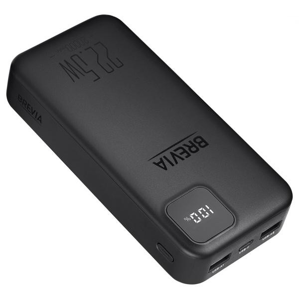Купити Повербанк (Power Bank) Brevia 20000mAh 22,5W, Li-Pol, LCD чорний