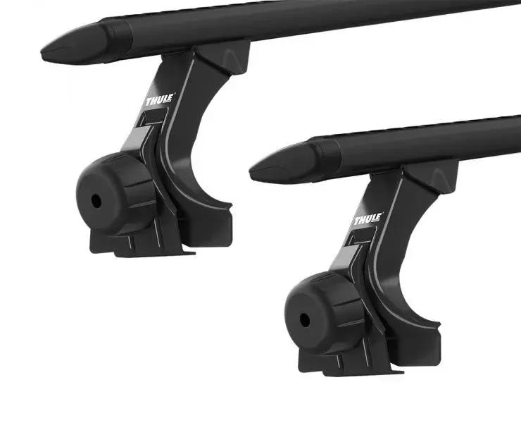 Buy Trunk on drains (15cm) Thule Wingbar Evo Black for Lada 2108; 2109; 21099; 2115 (MKI) 1984-2014 (Th 7111B-9512)