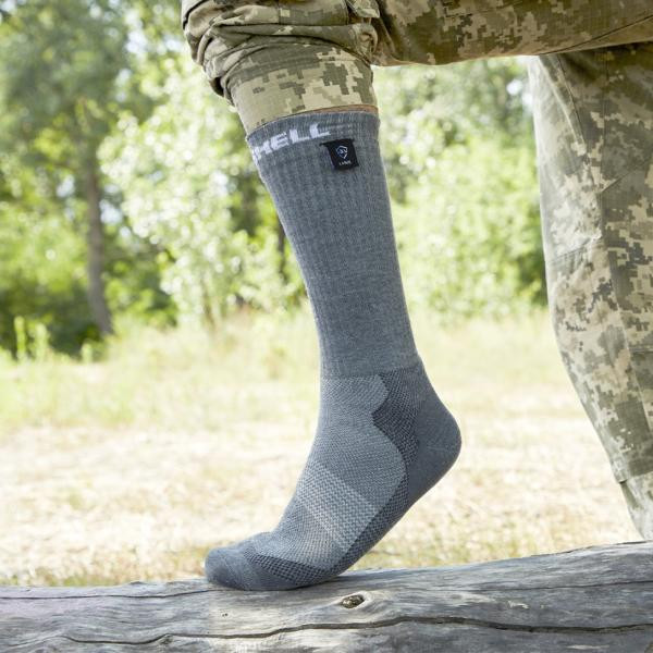 Buy Socks waterproof dexhell terrain Walking, p-p xl, gray