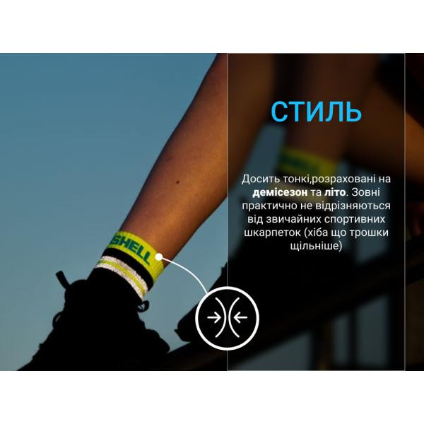 Buy Socks waterproof dexhell Pro visibility Cycling, RW XL (47-49), black