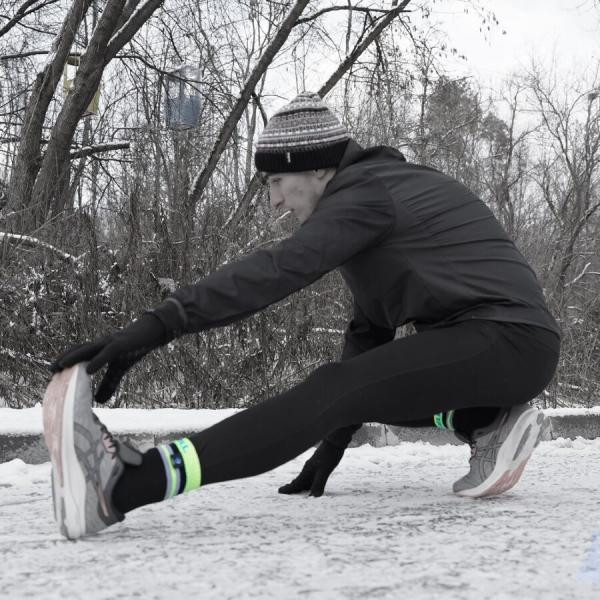 Buy Socks waterproof dexhell Pro visibility Cycling, RW XL (47-49), with a green stripe