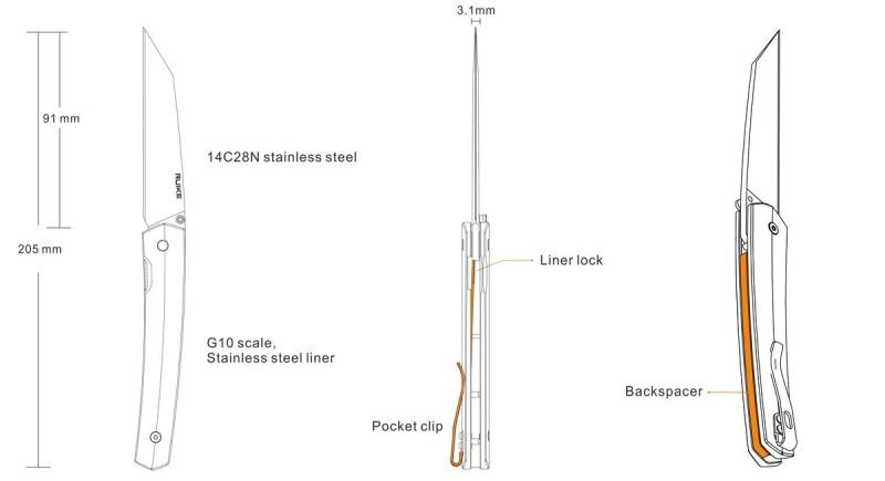 Buy Than a folding Ruike Fang P865-B
