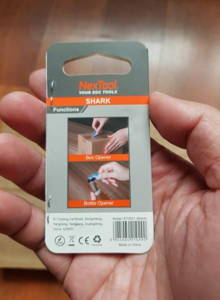 Купить Міні-Мультитул NexTool EDC box cutter Shark KT5521Blue