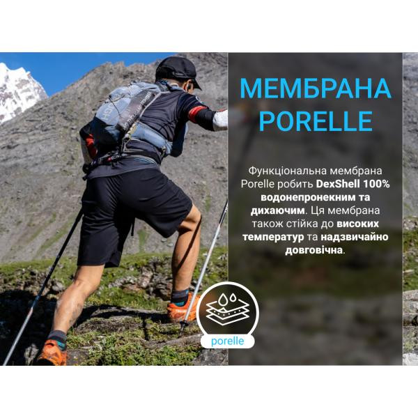 Buy Socks waterproof dexhell running, p-p s, with blue stripes