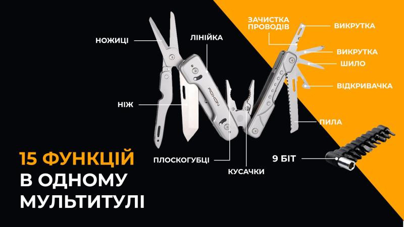 Купить Мультитул Roxon Phantom S802
