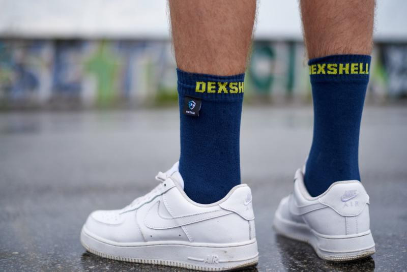Buy Socks waterproof dexhell Ultra Thin Crew nl, P-P L, blue