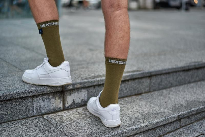 Buy Socks waterproof dexhell Ultra Thin Crew OG, Rr XL, Khaki