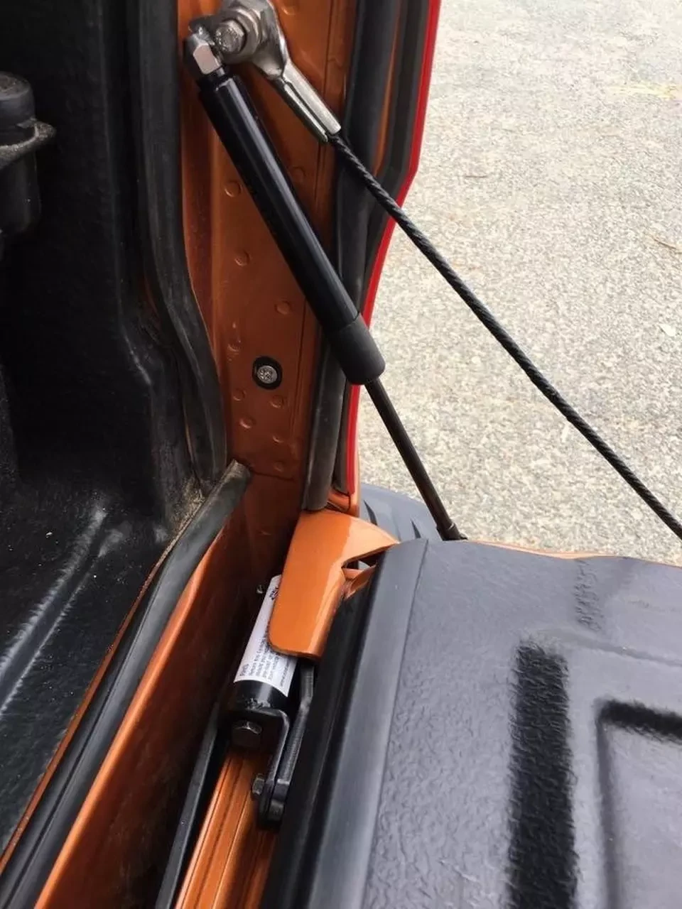 Buy Rear side shock absorber (pits) EZ Down for Mazda BT50